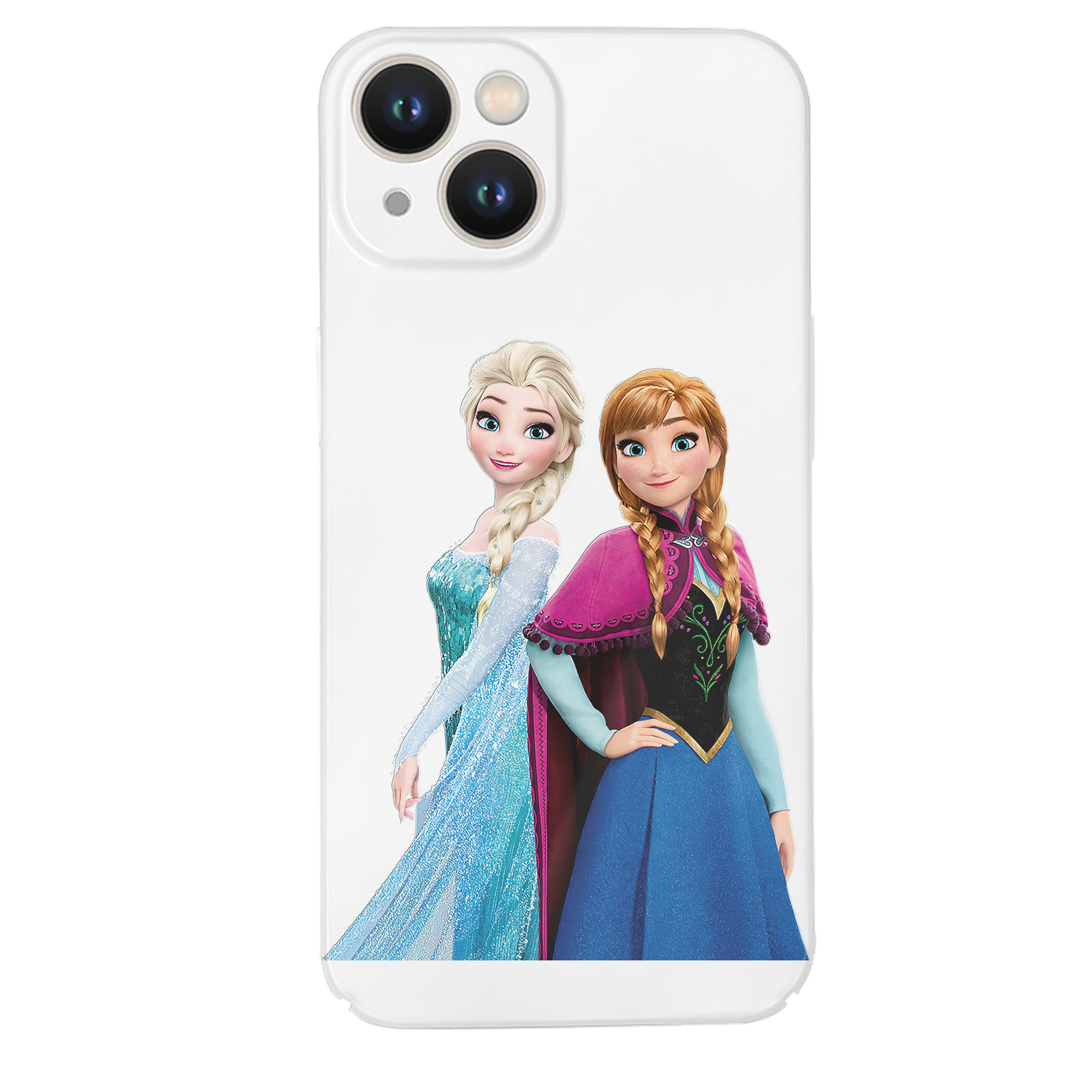 （画像用） アナと雪の女王 アンナ エルサ Frozen Anna Elsa 【iPhone 14シリーズ対応】ハードケース